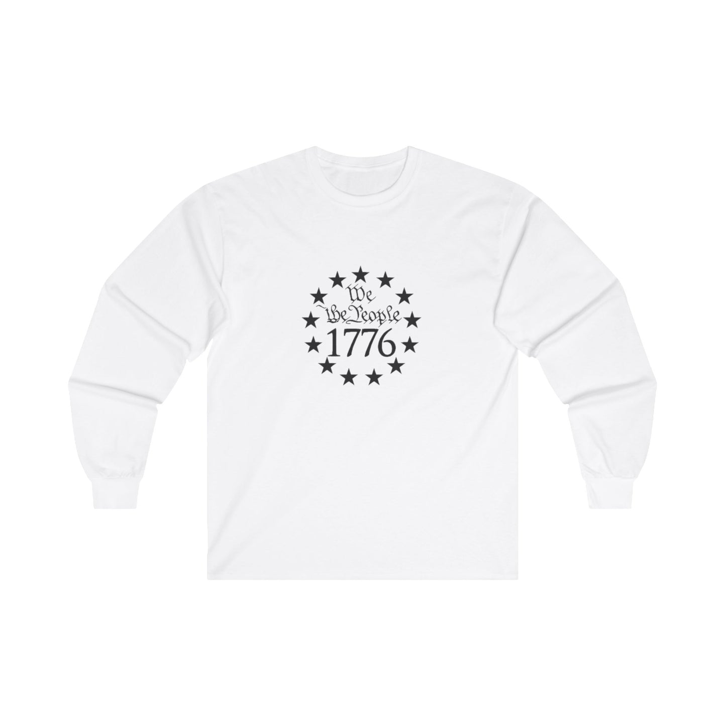 1776, We The People Circle Ultra Cotton Long Sleeve Tee