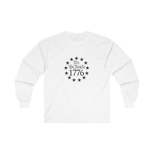 1776, We The People Circle Ultra Cotton Long Sleeve Tee