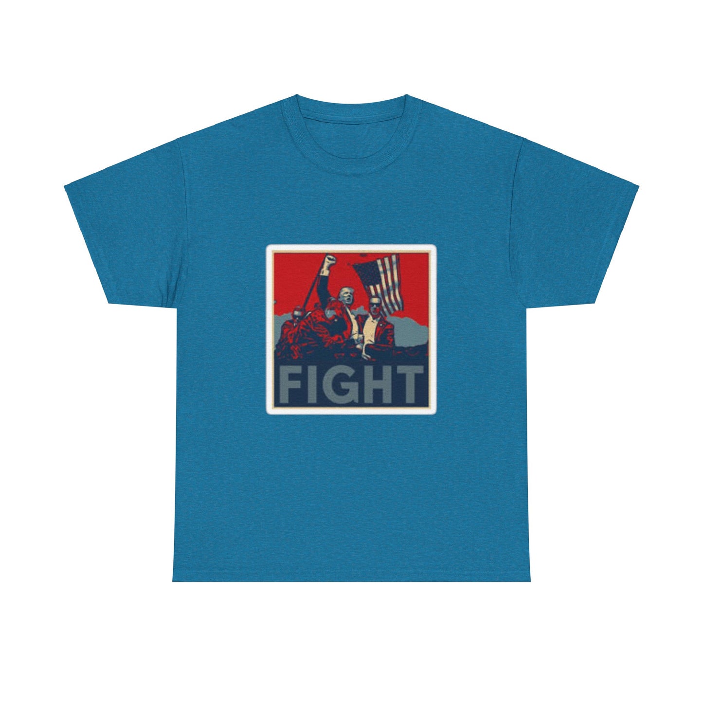 FIGHT Unisex Heavy Cotton Tee - Inspirational Graphic T-Shirt for Activists