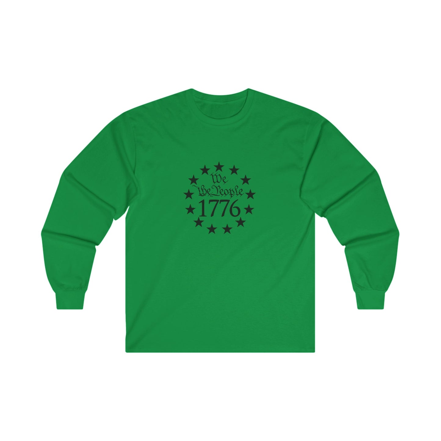 1776, We The People Circle Ultra Cotton Long Sleeve Tee