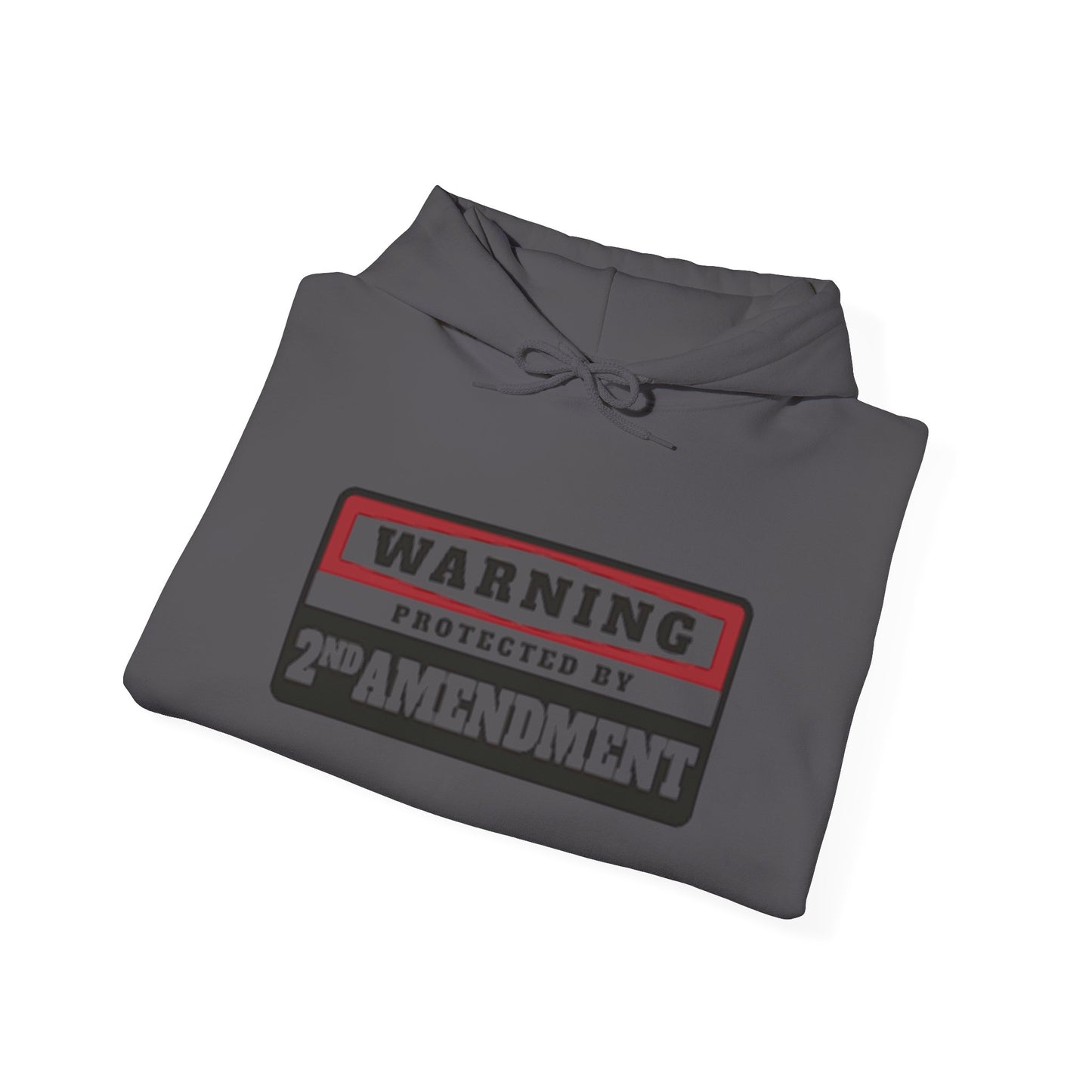 2nd Amendment Warning Unisex Hooded Sweatshirt - Heavy Blend, Perfect for Freedom Advocates