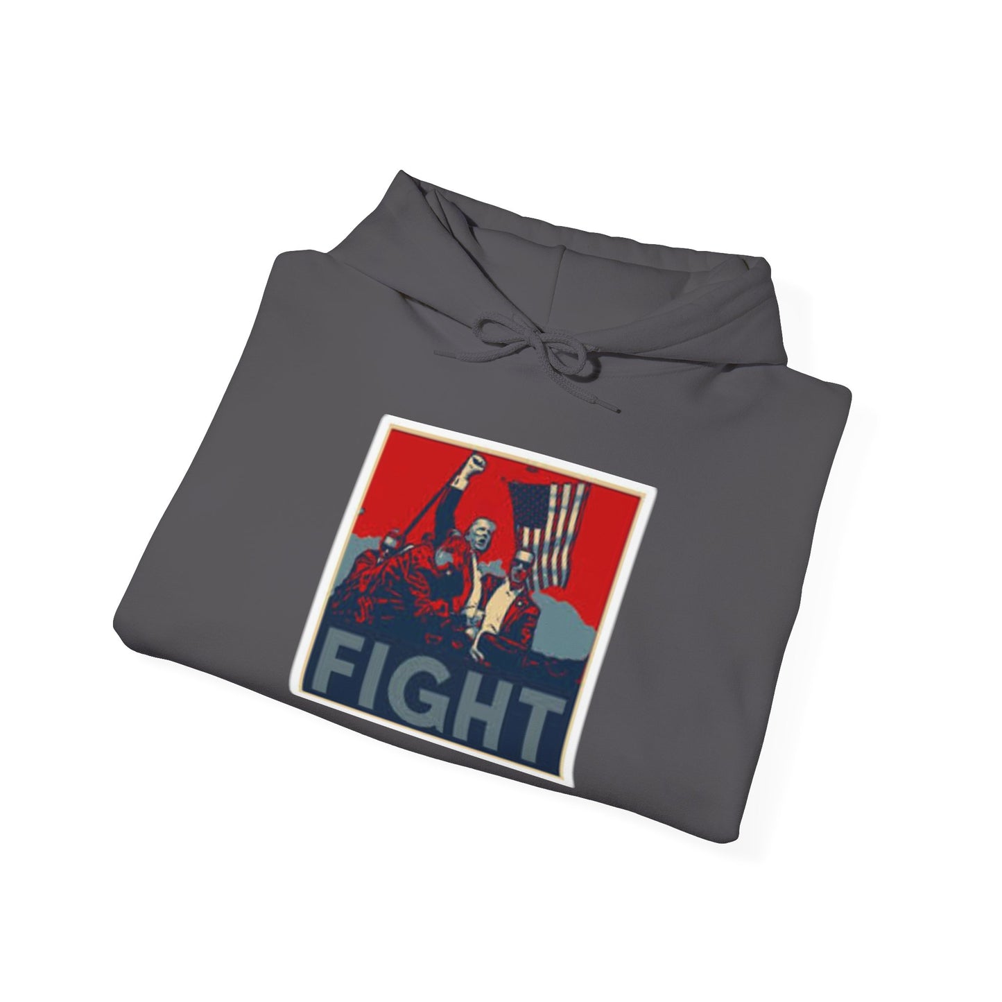 Unisex Fight Heavy Blend Hoodie - Cozy Streetwear for Motivation & Strength