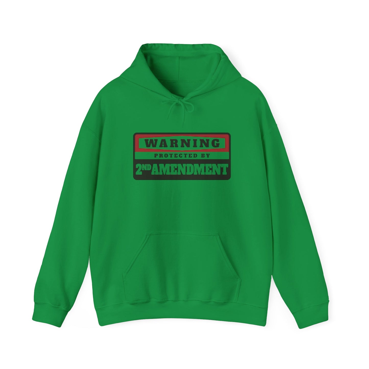 2nd Amendment Warning Unisex Hooded Sweatshirt - Heavy Blend, Perfect for Freedom Advocates