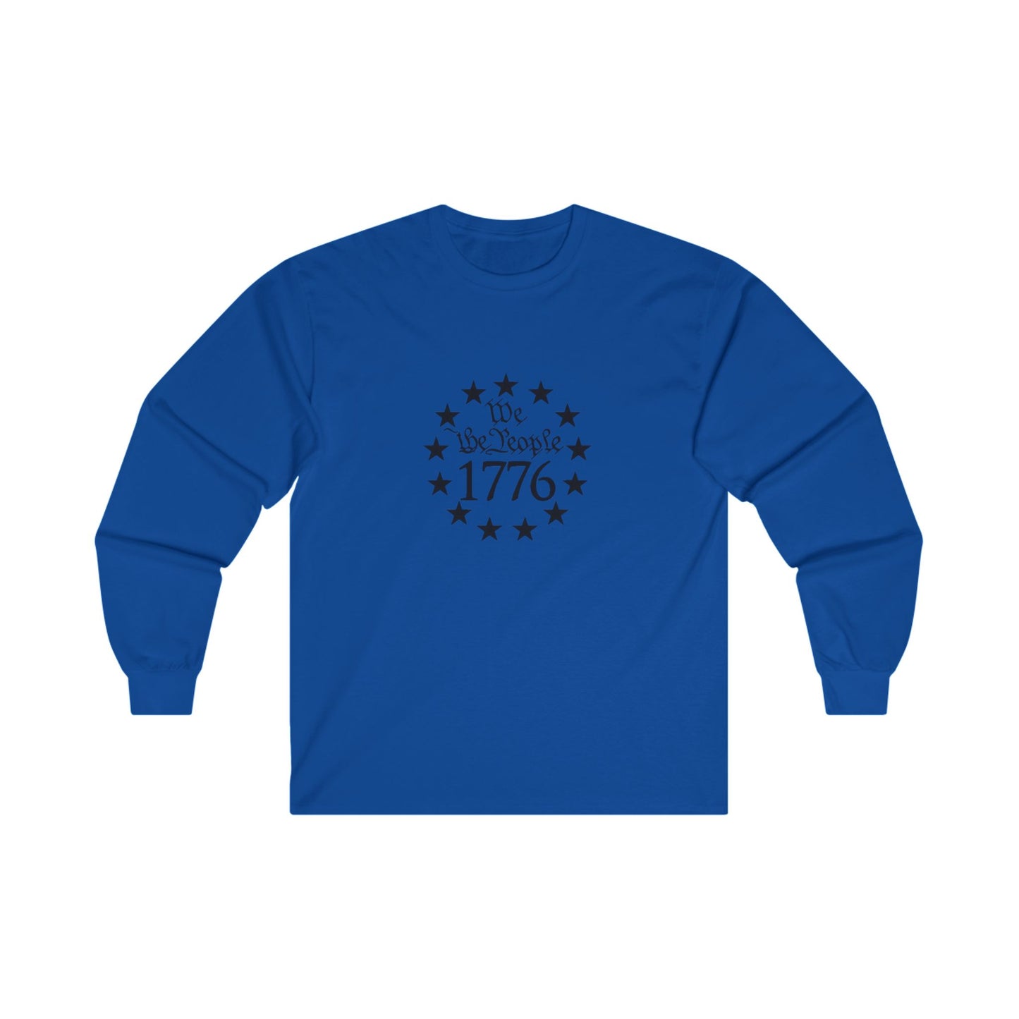 1776, We The People Circle Ultra Cotton Long Sleeve Tee