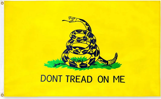 3ft x 5ft Don't Tread on Me Gadesen Yellow Flag